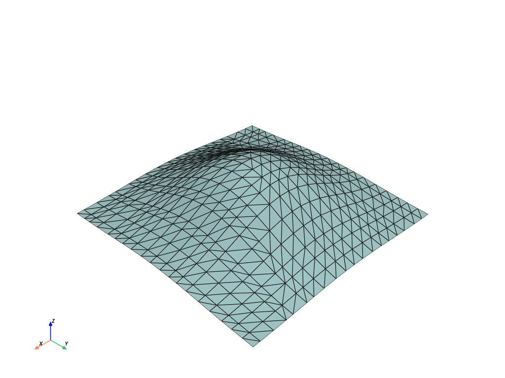 create tri surface