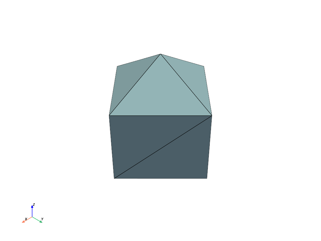 create unstructured surface